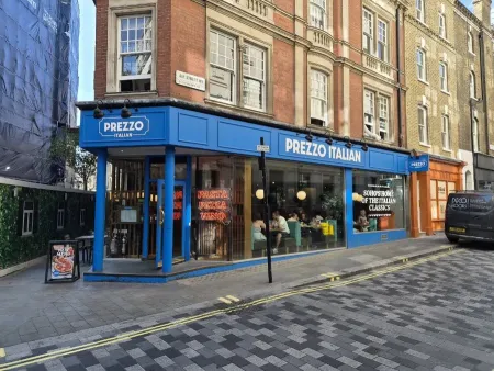 Prezzo Italian Restaurant London Glasshouse St Soho