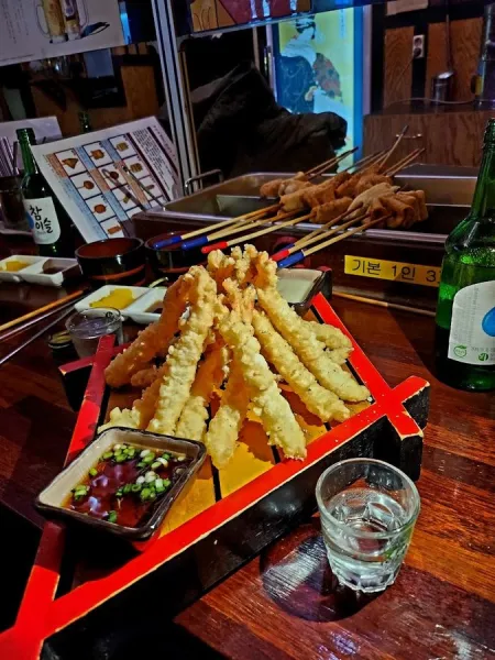 Oden & Shrimp Tempura