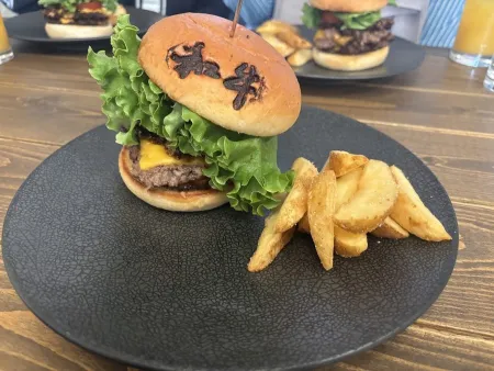 Wagyu Hamburger & Ramen (Halal Vegan Gluten Free)Tsutenkaku Restaurant