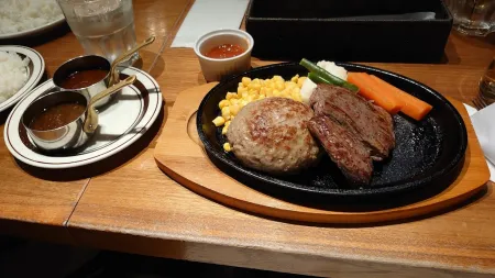 Hamburger steak GRILL OMIYA Grand Front Osaka