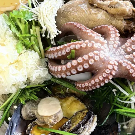 Sanammae Jeonbok Galbijjim & Haesintang