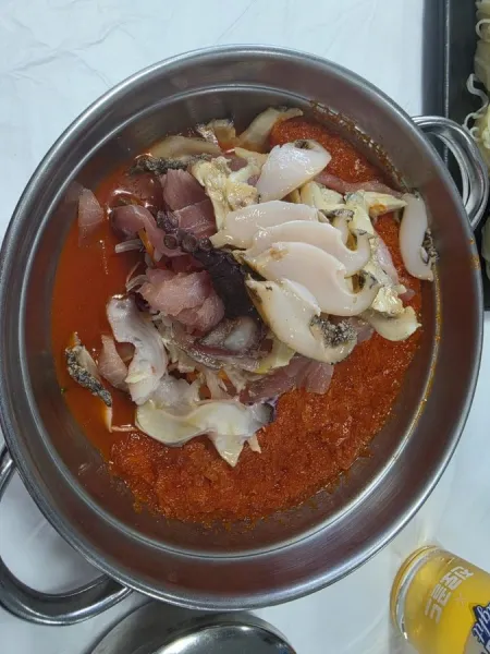 오부자냄비물회