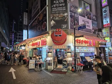 Jogaewa Myeongdong BBQ seafood restaurant