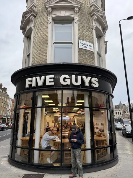 Five Guys Burgers and Fries King's Cross