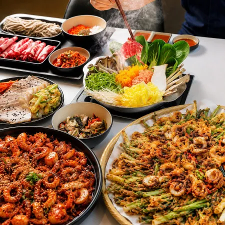 라온정 한상 샤브칼국수