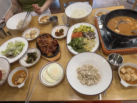 청국장과보리밥