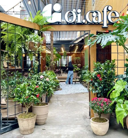 Ơi Cafe: cà phê sân vườn, giá hấp dẫn, chill, bình yên, cà phê muối