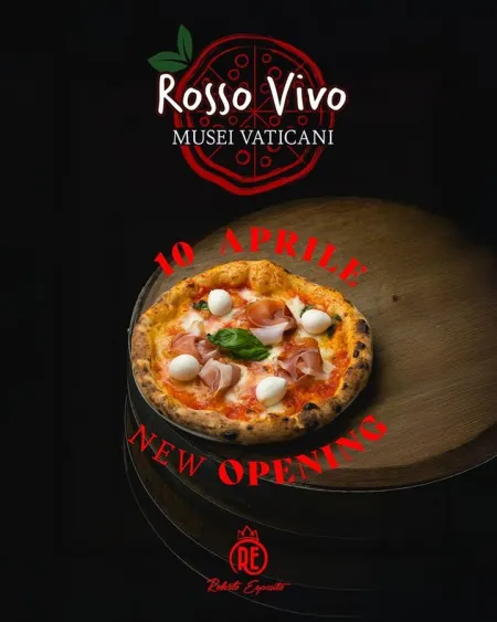 Rosso Vivo Musei Vaticani - Pizza Bio di Grani Toscani, anche Gluten-Free
