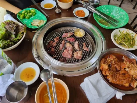 마포최대포 숯불갈매기 돼지갈비