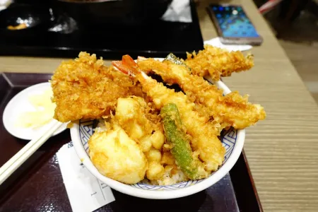 日本橋 天丼 金子半之助 ダイバーシティ東京店