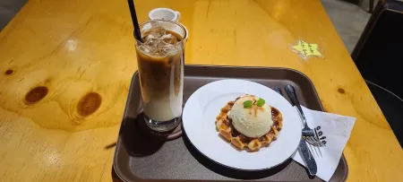 It's a cafe.