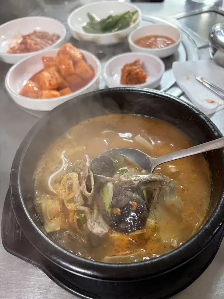 백암토종순대국감자탕
