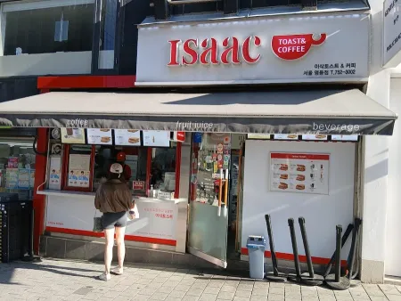 Isaac Toast & Coffee Myeongdong
